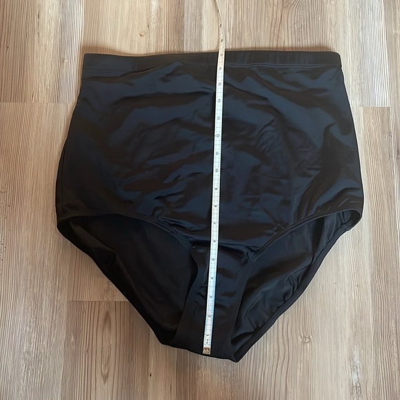 Swimsuits For All Laser Cut Blouson Tankini Set Black Plus size 18 NEW Beach - Picture 9 of 16